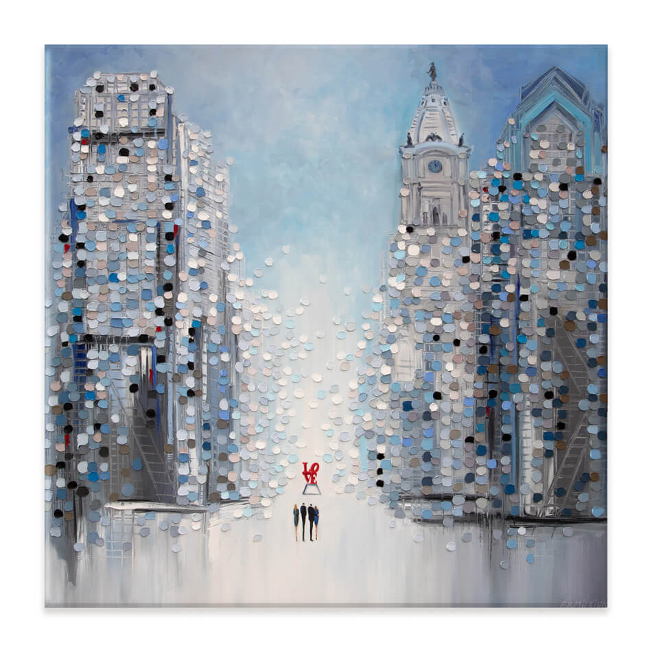 Philadelphia Canvas Print Philadelphia Canvas Print wall art product Ekaterina Ermilkina