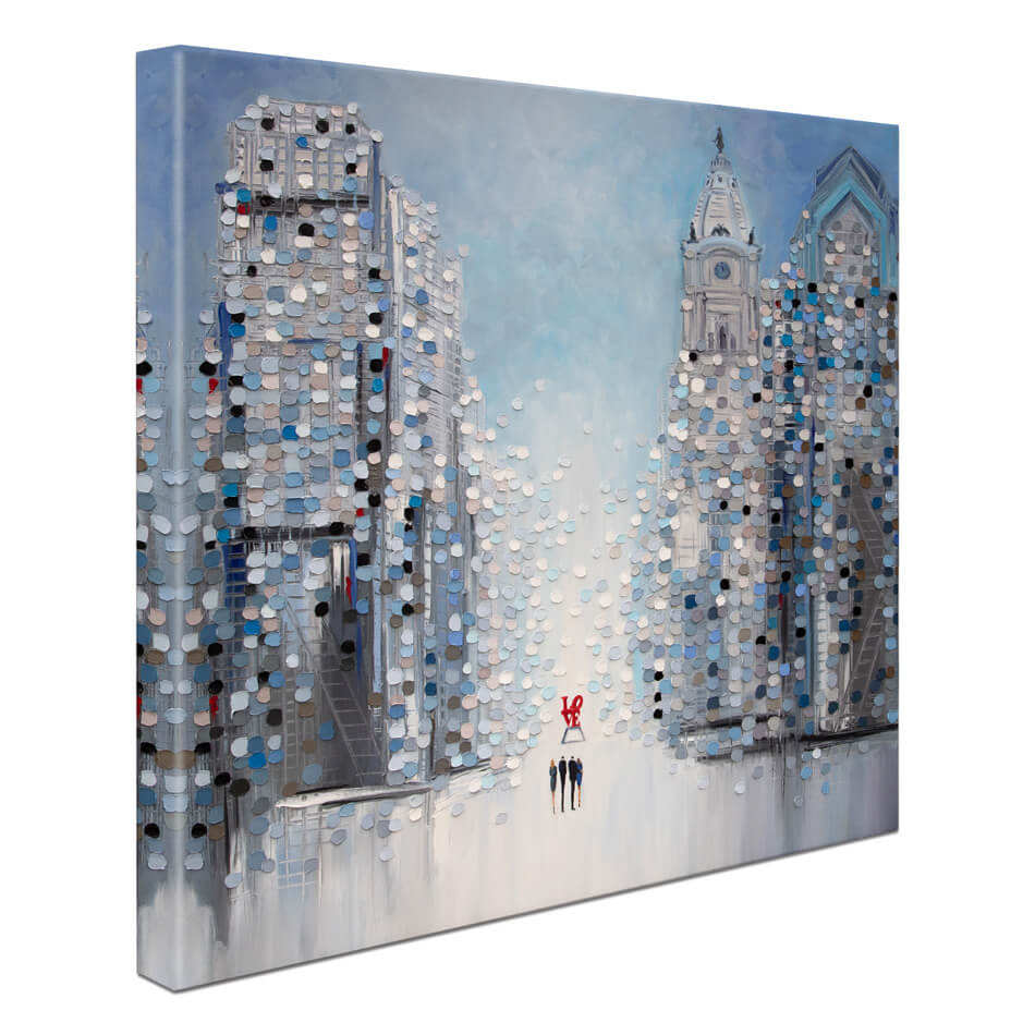 Philadelphia Canvas Print Philadelphia Canvas Print wall art product Ekaterina Ermilkina
