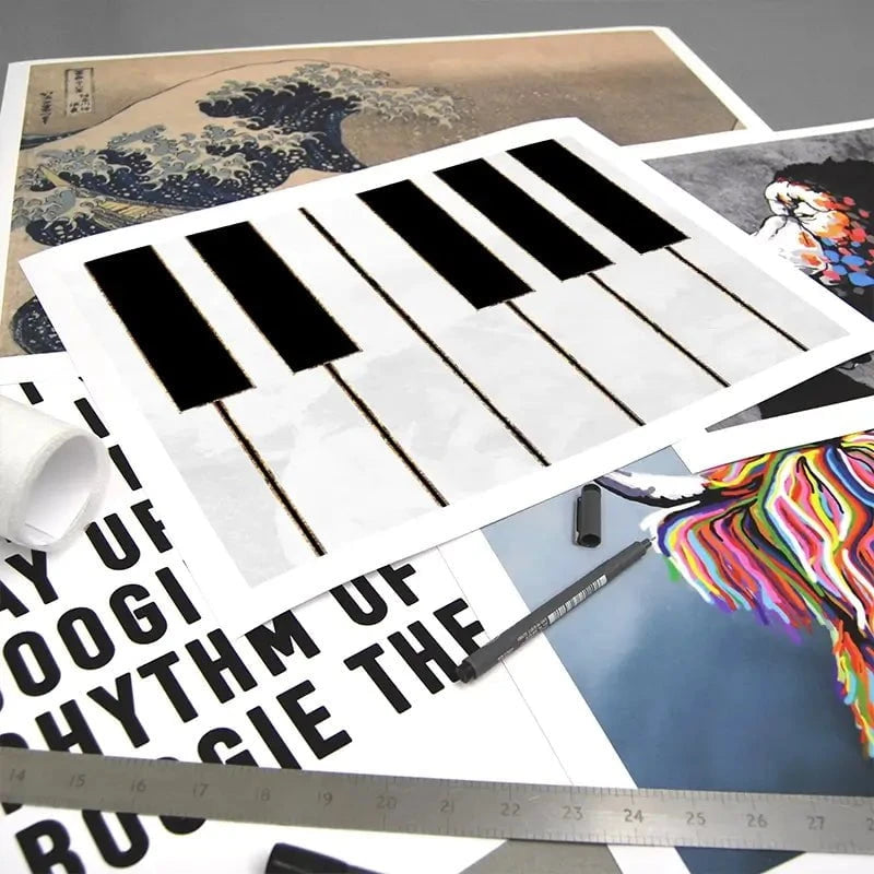 Piano Art Print Piano Art Print wall art product Sarah Manovski