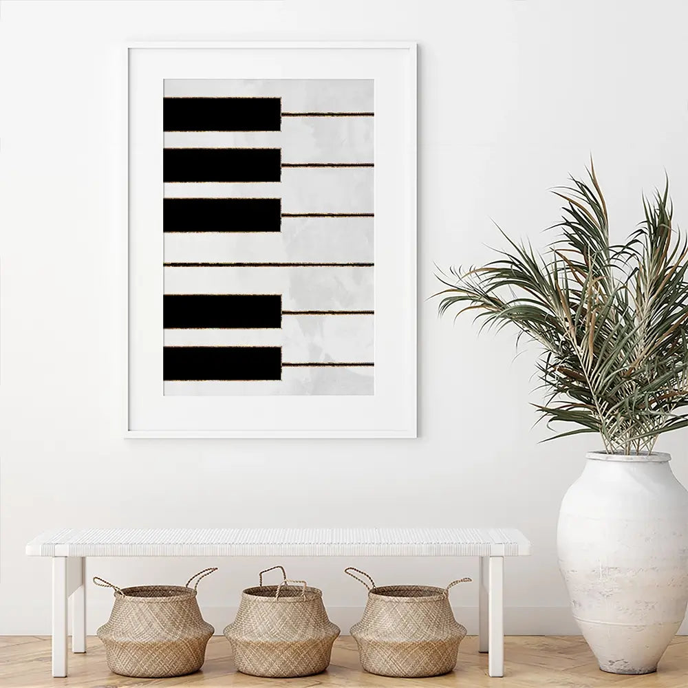 Piano Framed Art Print Piano Framed Art Print wall art product Sarah Manovski