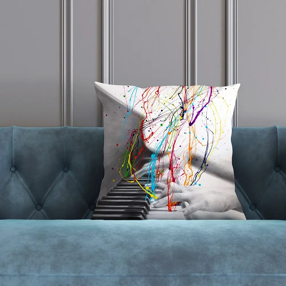 Piano Performance Cushion Piano Performance Cushion wall art product Ashvin Harrison