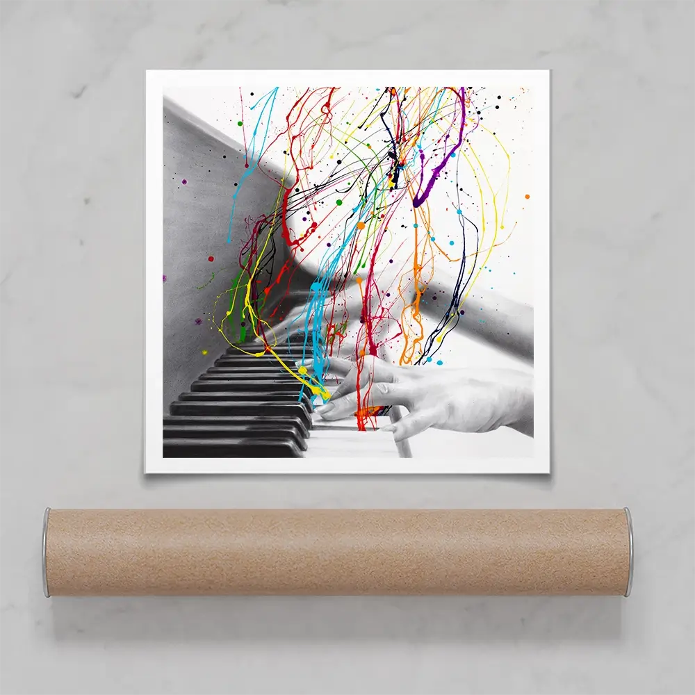 Piano Performance Square Art Print Piano Performance Square Art Print wall art product Ashvin Harrison