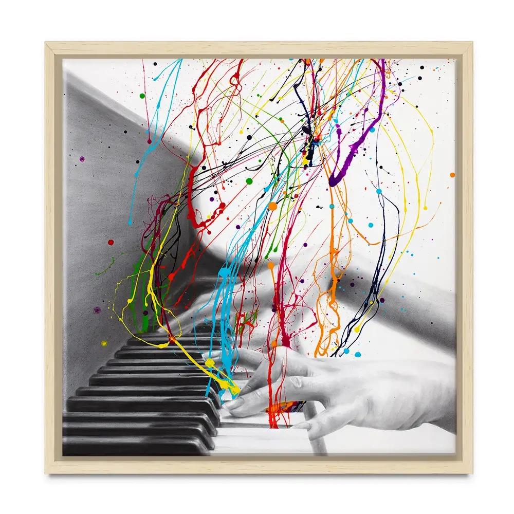 Piano Performance Square Canvas Print Piano Performance Square Canvas Print wall art product Ashvin Harrison