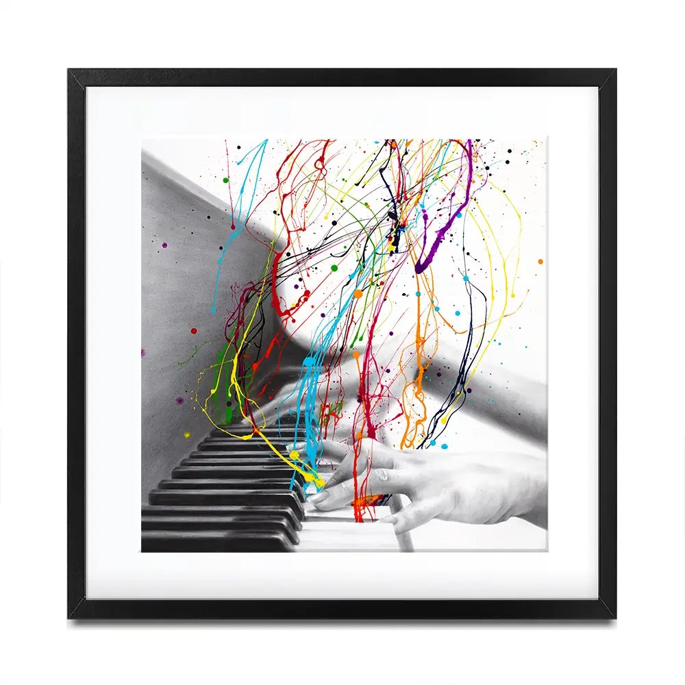 Piano Performance Square Framed Art Print Piano Performance Square Framed Art Print wall art product Ashvin Harrison