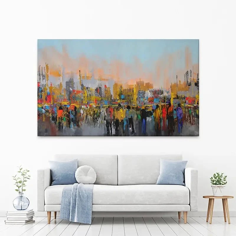 Piazza Canvas Print Piazza Canvas Print wall art product Maria Moretti
