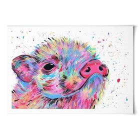 Pig Boo Art Print Pig Boo Art Print wall art product Emma LC Art