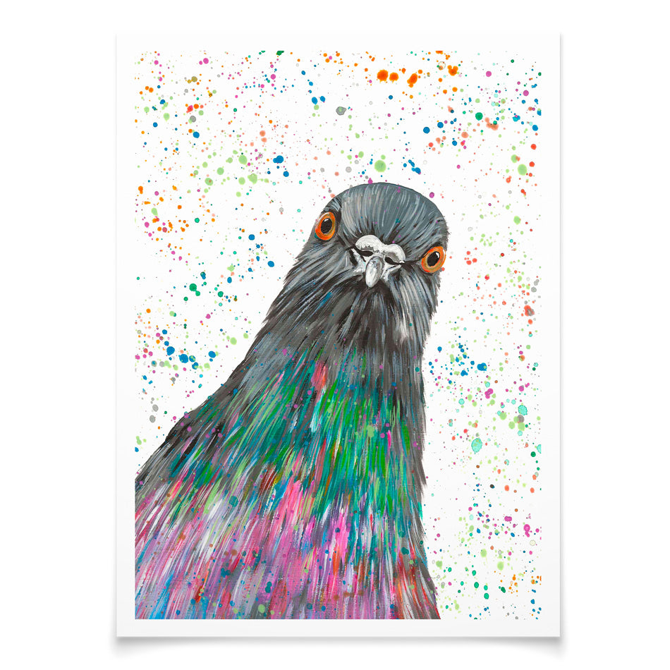 Pigeon Carter Art Print Pigeon Carter Art Print wall art product Emma LC Art