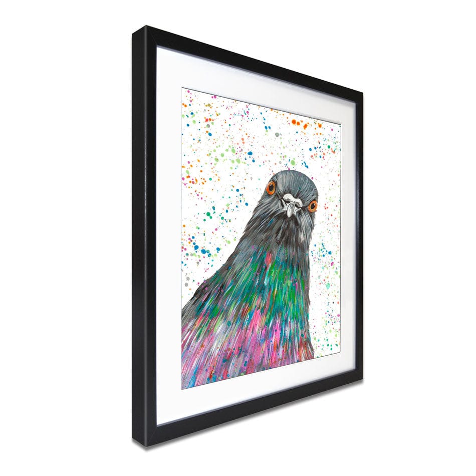 Pigeon Carter Framed Art Print wall art product Emma LC Art