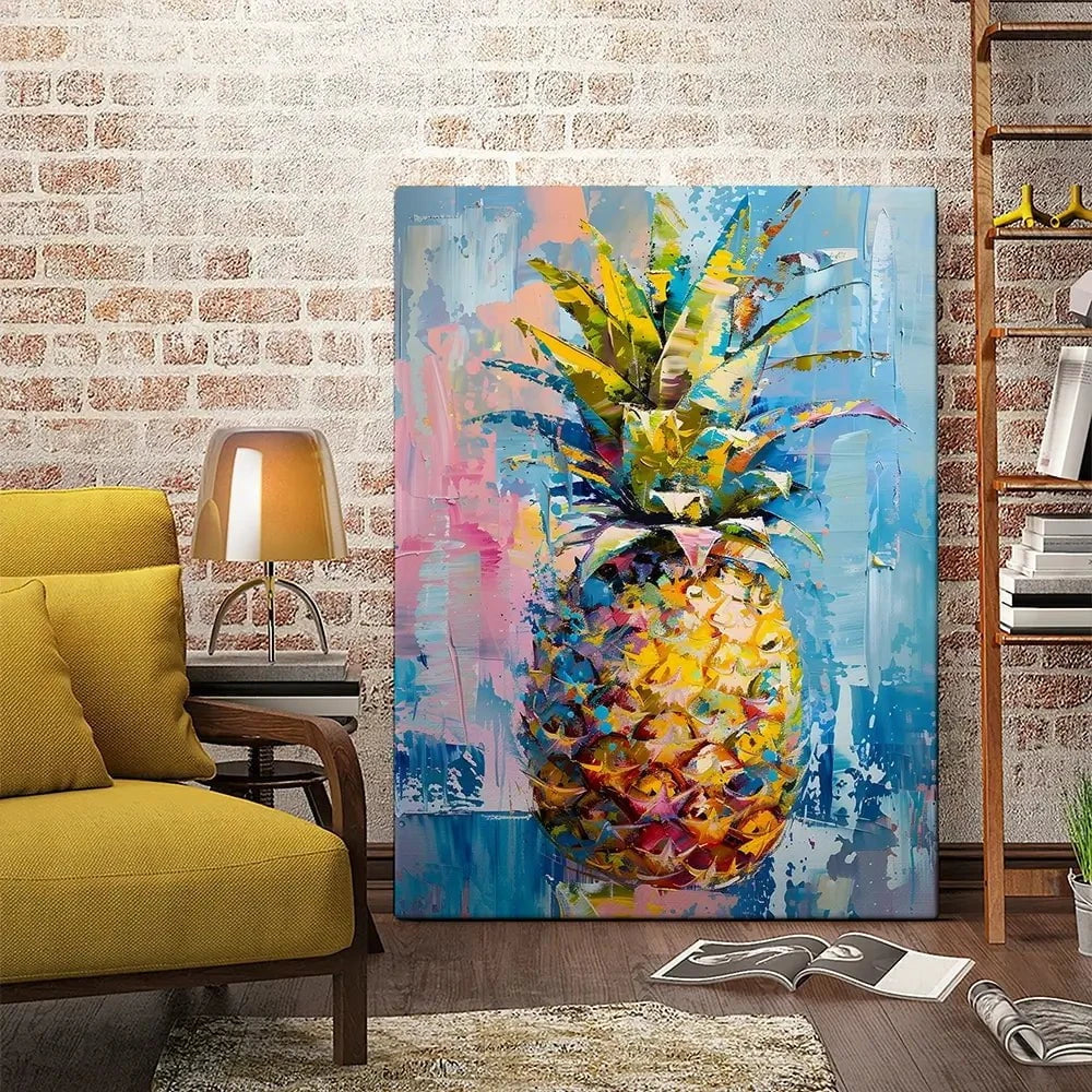 Pineapple Passion Canvas Print Pineapple Passion Canvas Print wall art product Art Print Shop