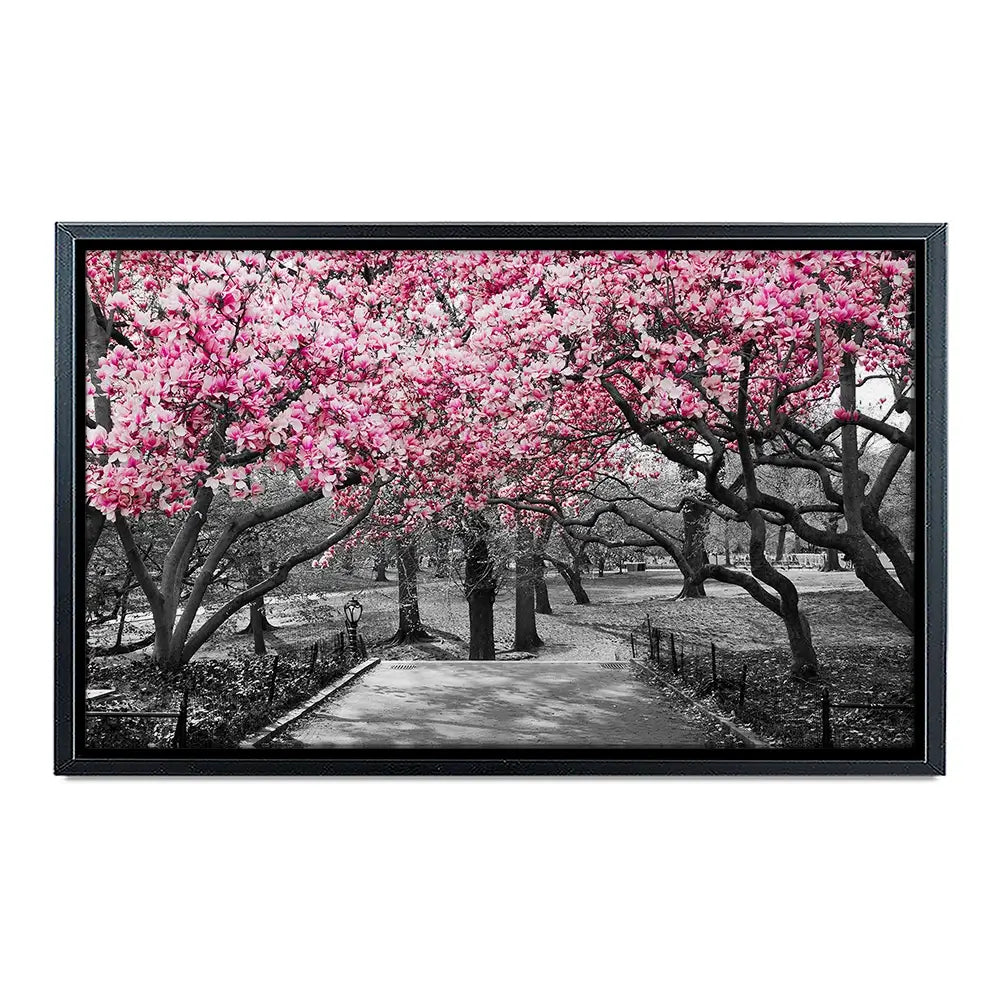 Pink Blossom Trees Canvas Print Pink Blossom Trees Canvas Print wall art product Ryan DeBerardinis / Shutterstock