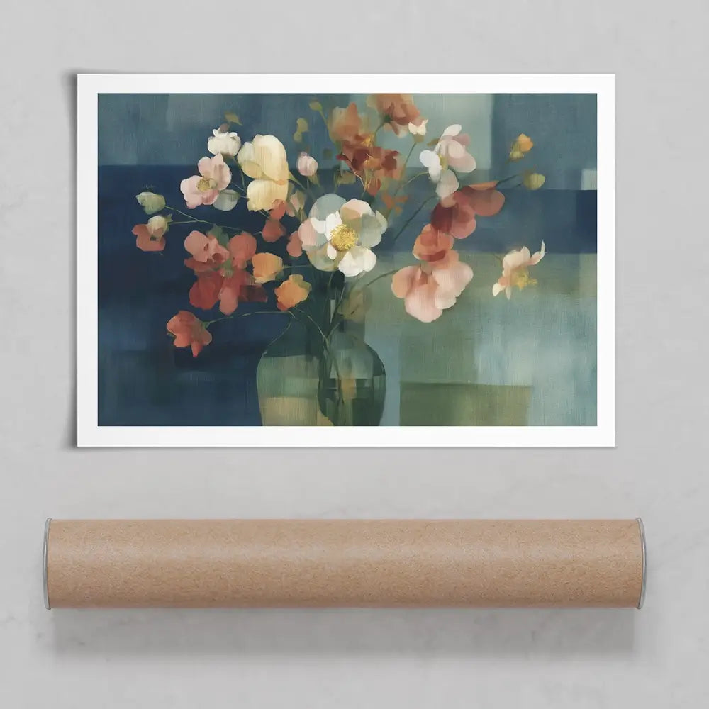 Pink Bouquet In Vase Art Print Pink Bouquet In Vase Art Print wall art product Chromatic Storm Studio