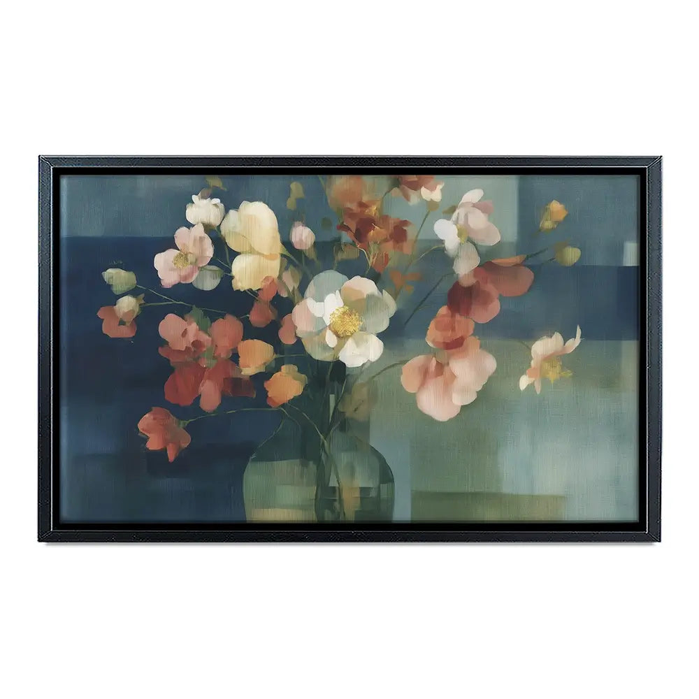 Pink Bouquet In Vase Canvas Print Pink Bouquet In Vase Canvas Print wall art product Chromatic Storm Studio