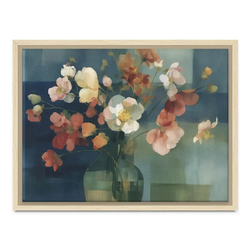 Pink Bouquet In Vase Canvas Print Pink Bouquet In Vase Canvas Print wall art product Chromatic Storm Studio