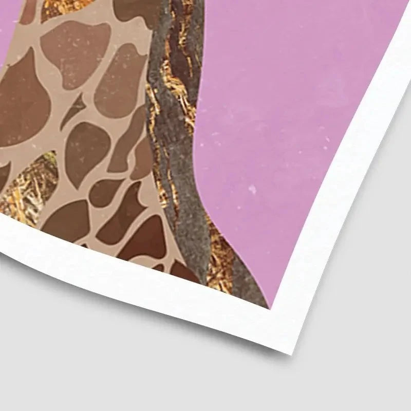 Pink Bubblegum Giraffe Art Print Pink Bubblegum Giraffe Art Print wall art product Sarah Manovski