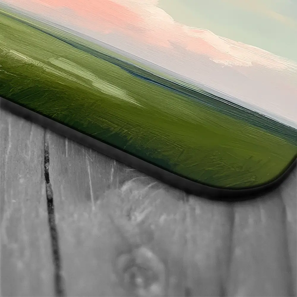 Pink Clouds Coaster Set Pink Clouds Coaster Set wall art product Tanya Ocean