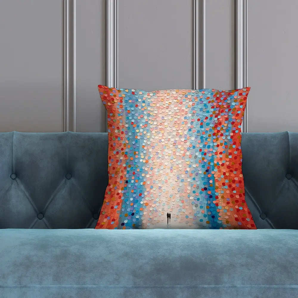 Pink Day Cushion Pink Day Cushion wall art product Art Print Shop
