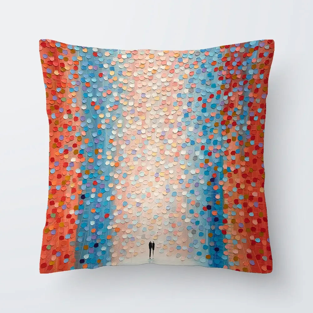 Pink Day Cushion Pink Day Cushion wall art product Art Print Shop