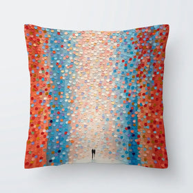 Pink Day Cushion Pink Day Cushion wall art product Art Print Shop