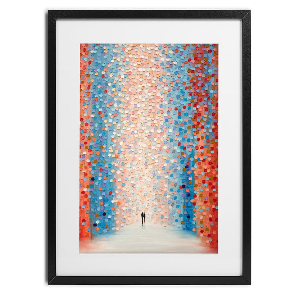 Pink Day Framed Art Print wall art product Ekaterina Ermilkina / Independent