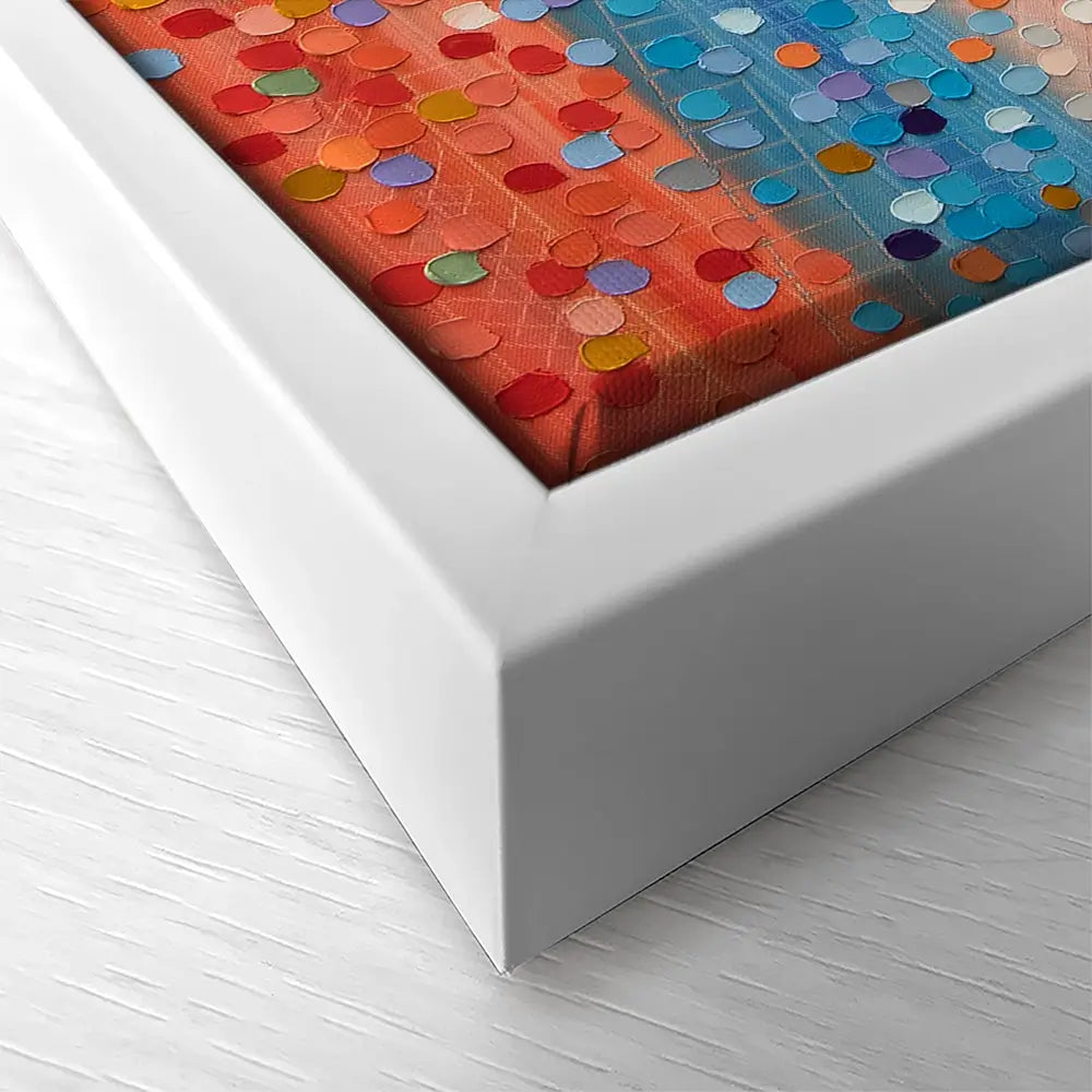 Pink Day Square Canvas Print Pink Day Square Canvas Print wall art product Art Print Shop