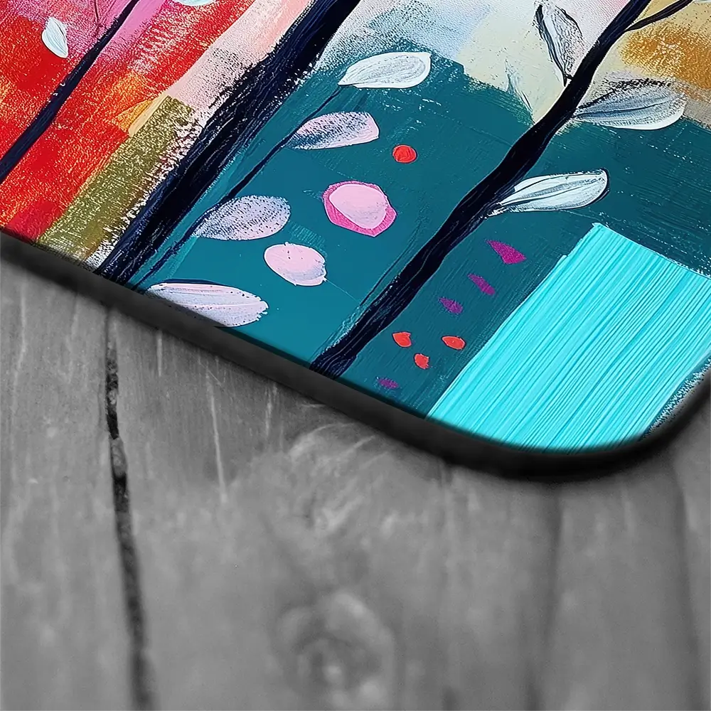 Pink Flower Pop 2 Coaster Set Pink Flower Pop 2 Coaster Set wall art product Tanya Ocean