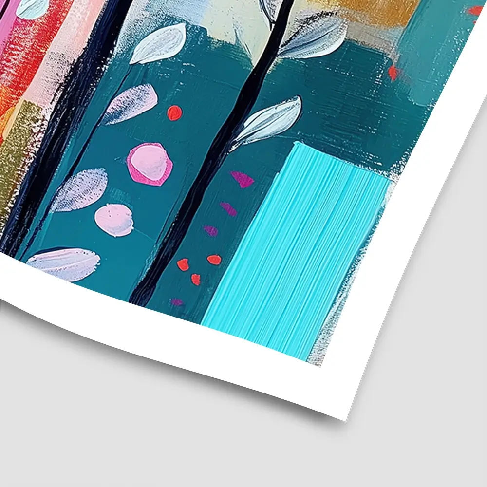 Pink Flower Pop 2 Square Art Print Pink Flower Pop 2 Square Art Print wall art product Tanya Ocean