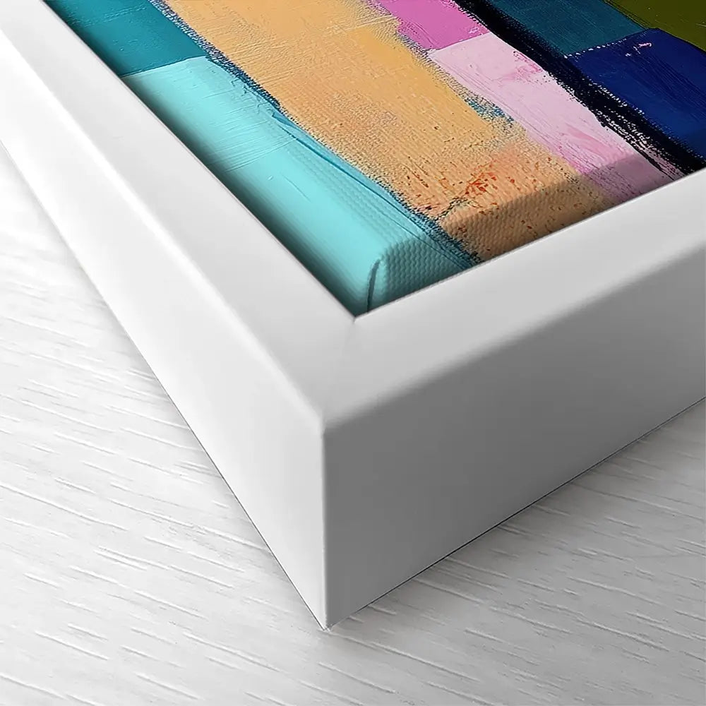 Pink Flower Pop 2 Square Canvas Print Pink Flower Pop 2 Square Canvas Print wall art product Tanya Ocean