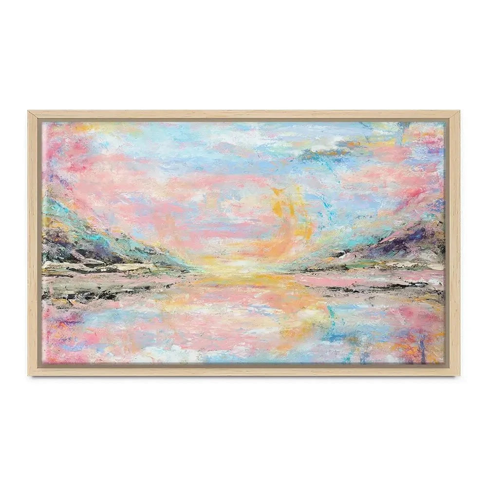 Pink Haze Canvas Print Pink Haze Canvas Print wall art product Larisa Lavrova / Shutterstock