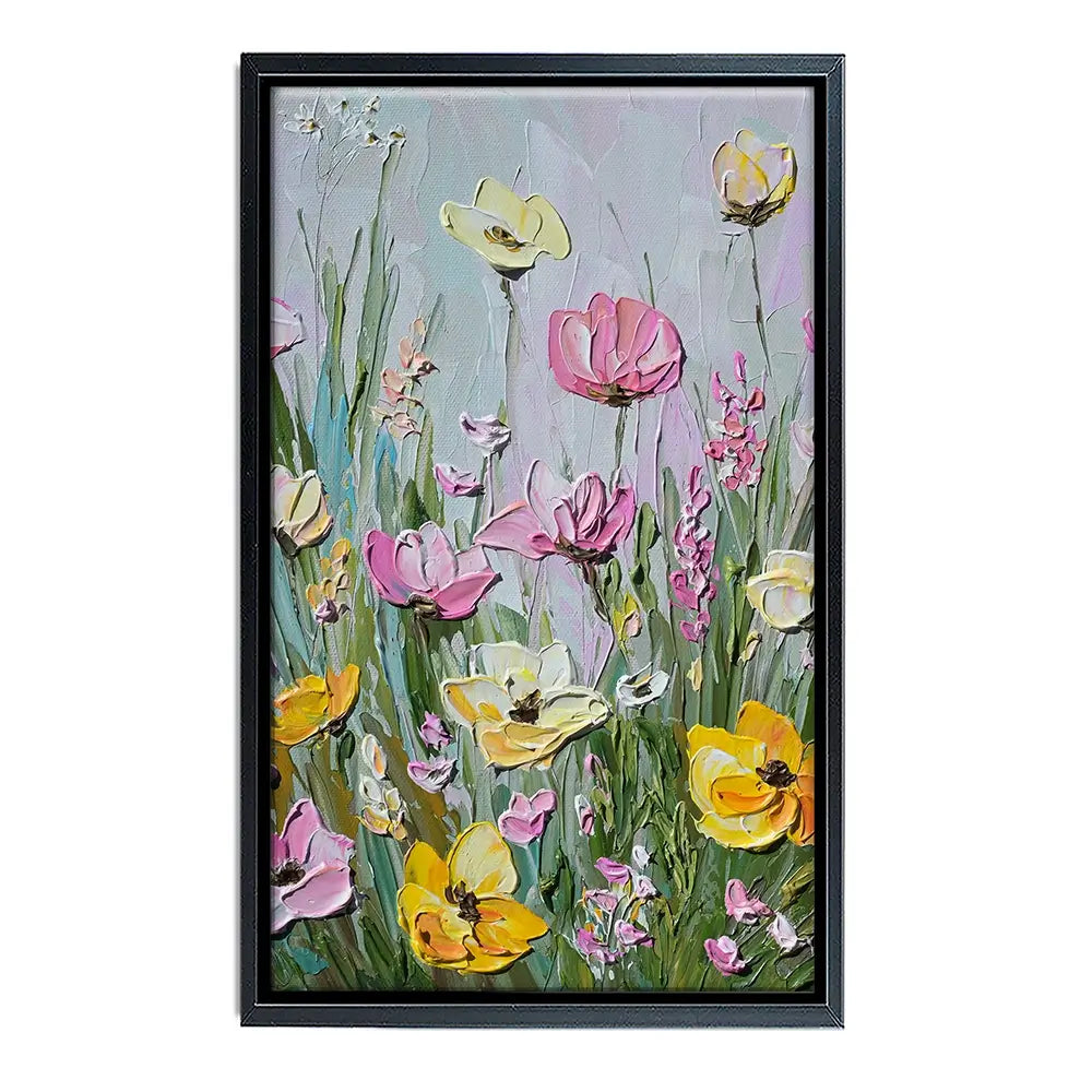 Pink Haze Florals Canvas Print Pink Haze Florals Canvas Print wall art product Olga Tkachyk