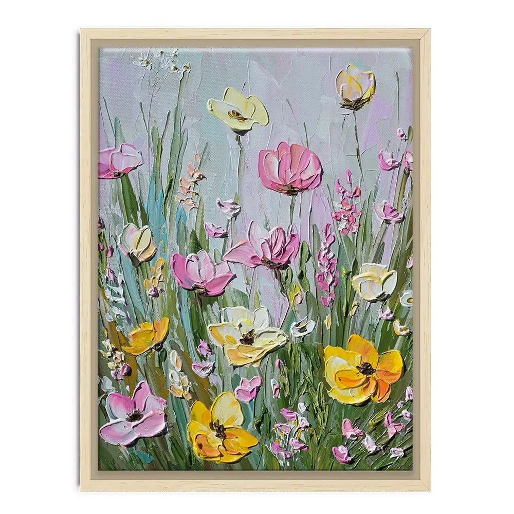 Pink Haze Florals Canvas Print Pink Haze Florals Canvas Print wall art product Olga Tkachyk