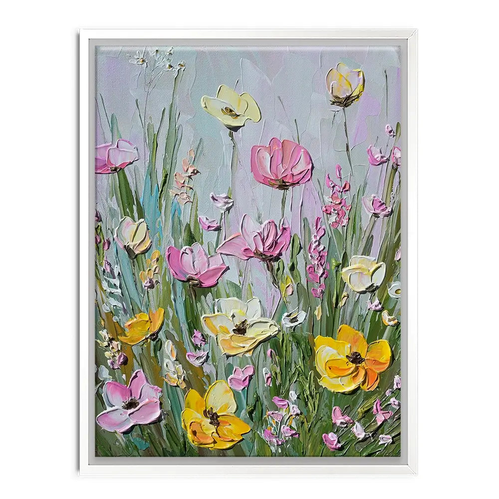 Pink Haze Florals Canvas Print Pink Haze Florals Canvas Print wall art product Olga Tkachyk