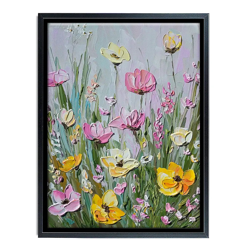 Pink Haze Florals Canvas Print Pink Haze Florals Canvas Print wall art product Olga Tkachyk