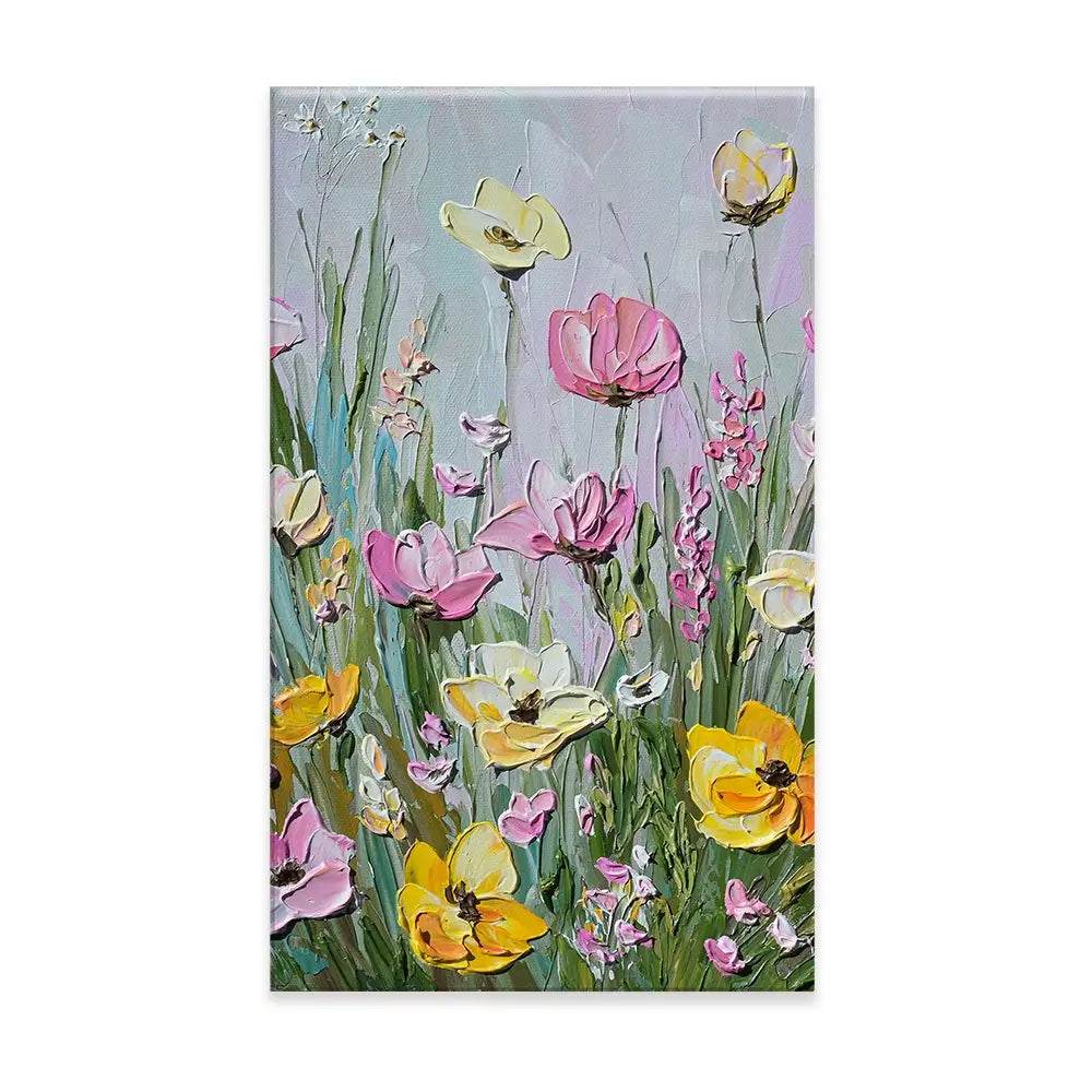 Pink Haze Florals Canvas Print Pink Haze Florals Canvas Print wall art product Olga Tkachyk