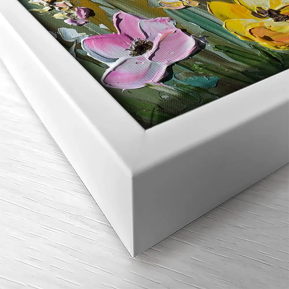 Pink Haze Florals Canvas Print Pink Haze Florals Canvas Print wall art product Olga Tkachyk