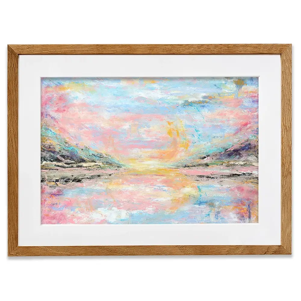 Pink Haze Framed Art Print Pink Haze Framed Art Print wall art product Larisa Lavrova / Shutterstock