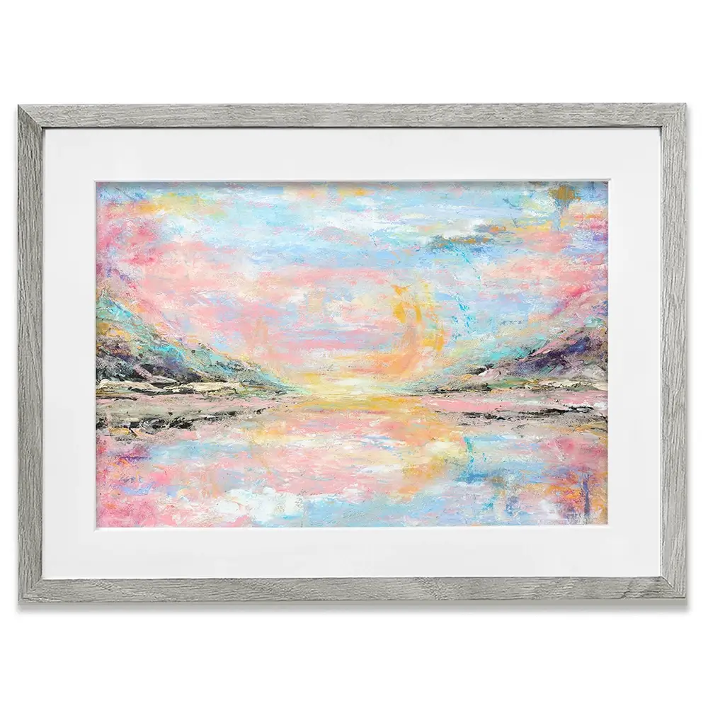 Pink Haze Framed Art Print Pink Haze Framed Art Print wall art product Larisa Lavrova / Shutterstock