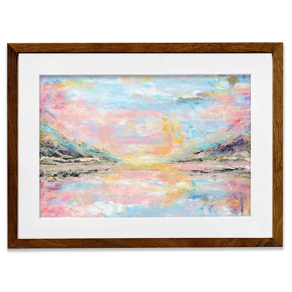 Pink Haze Framed Art Print Pink Haze Framed Art Print wall art product Larisa Lavrova / Shutterstock