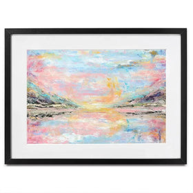 Pink Haze Framed Art Print Pink Haze Framed Art Print wall art product Larisa Lavrova / Shutterstock