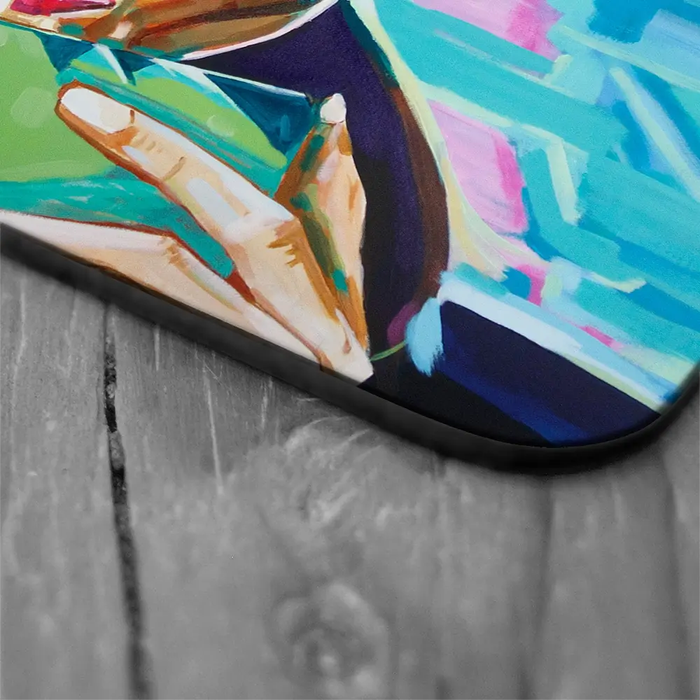 Pink In The Afternoon Coaster Set Pink In The Afternoon Coaster Set wall art product Juliet Stockton