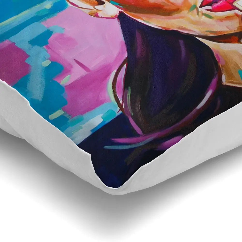 Pink In The Afternoon Cushion Pink In The Afternoon Cushion wall art product Juliet Stockton