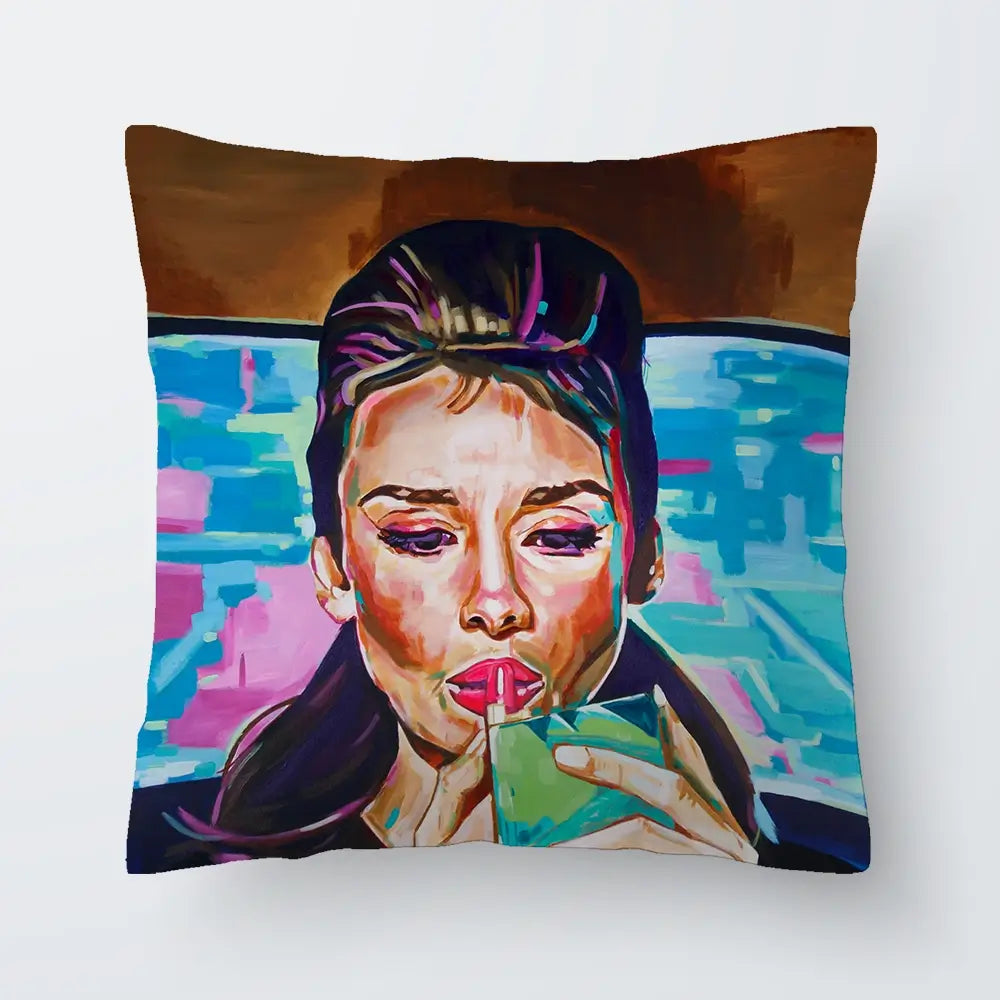 Pink In The Afternoon Cushion Pink In The Afternoon Cushion wall art product Juliet Stockton