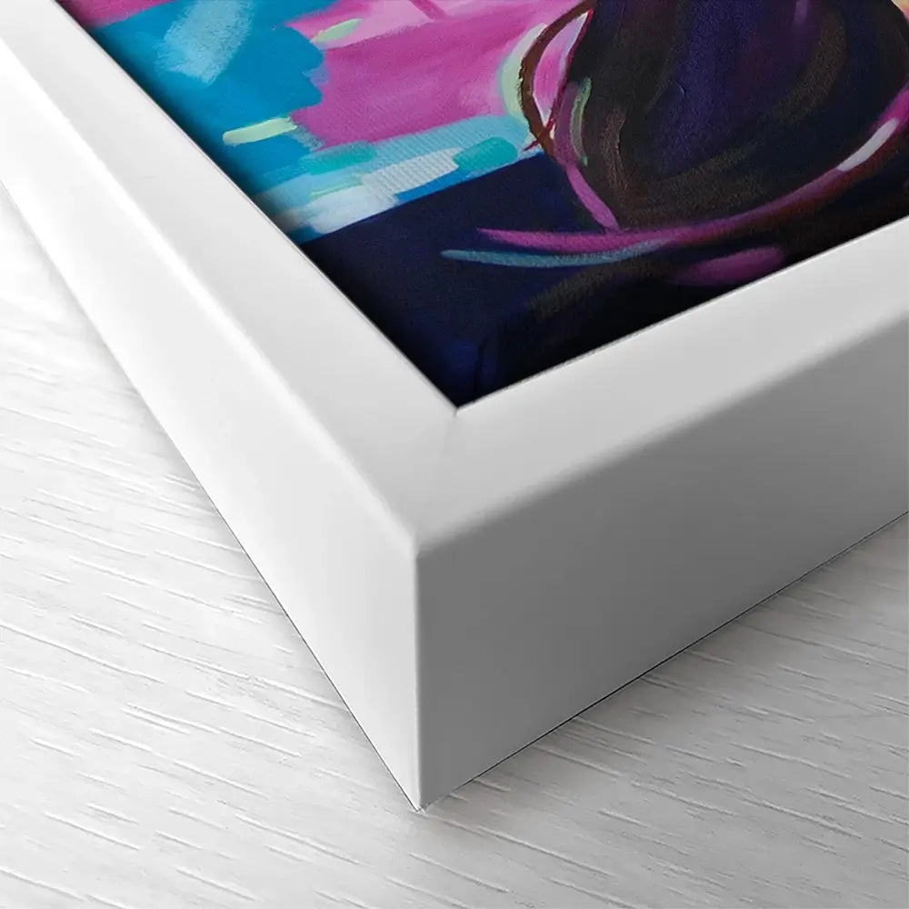 Pink In The Afternoon Square Canvas Print Pink In The Afternoon Square Canvas Print wall art product Juliet Stockton