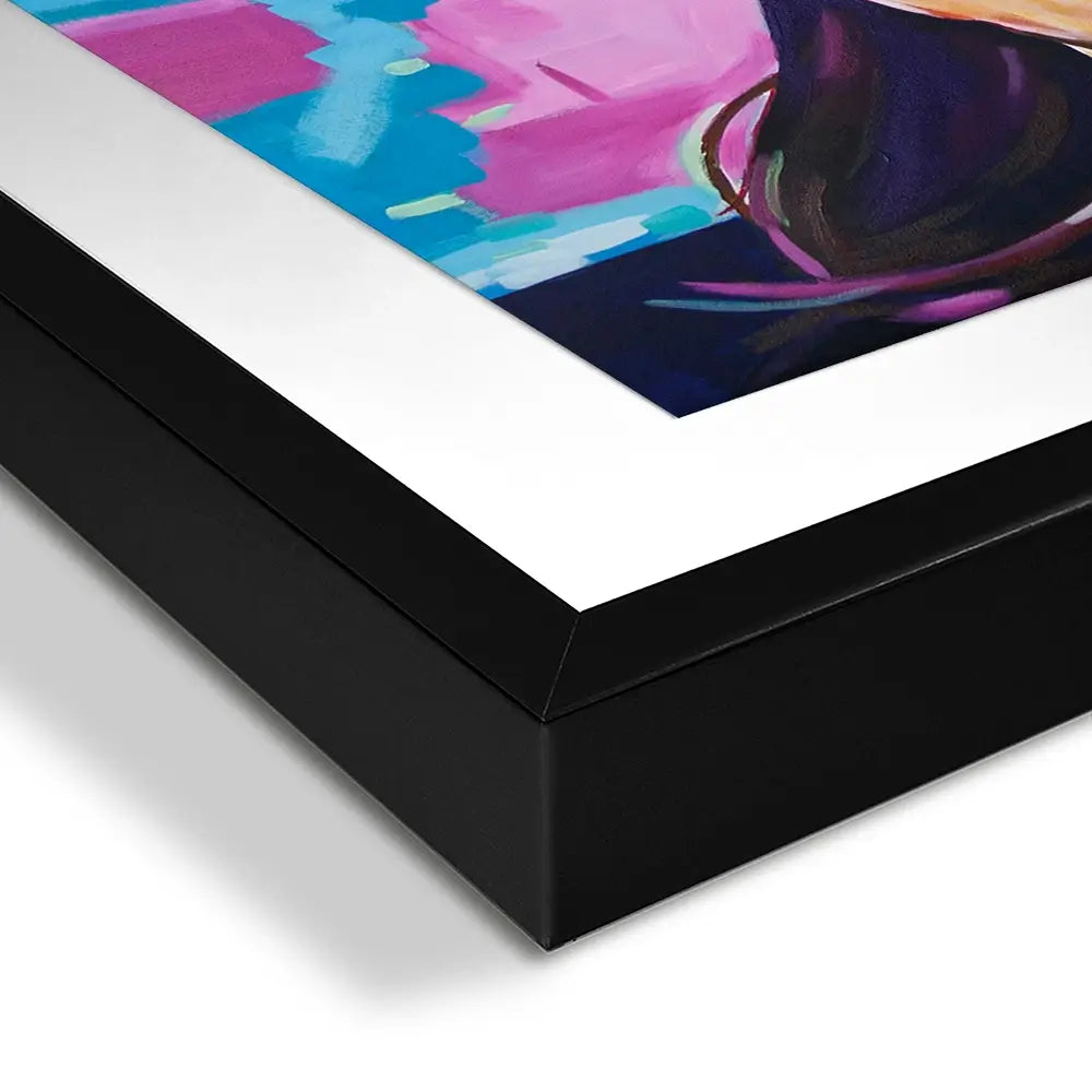 Pink In The Afternoon Square Framed Art Print Pink In The Afternoon Square Framed Art Print wall art product Juliet Stockton