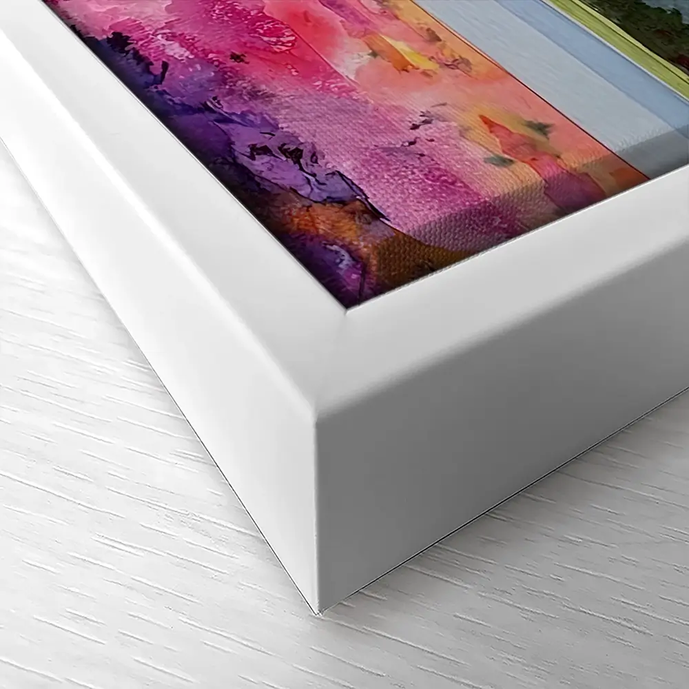 Pink Lake View Canvas Print Pink Lake View Canvas Print wall art product David Alexander Elder