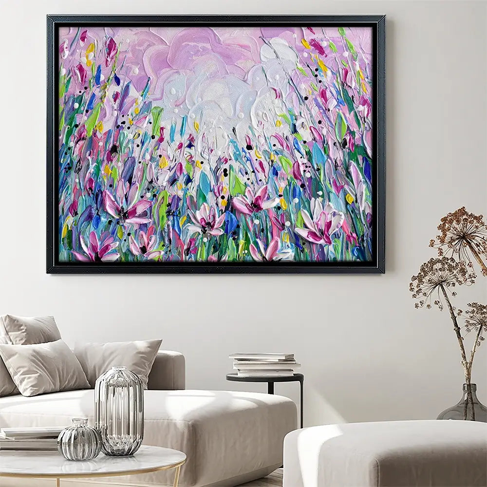 Pink Meadow 2 Canvas Print Pink Meadow 2 Canvas Print wall art product Olga Tkachyk