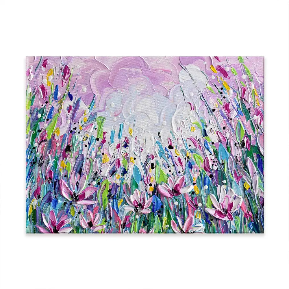 Pink Meadow 2 Canvas Print Pink Meadow 2 Canvas Print wall art product Olga Tkachyk