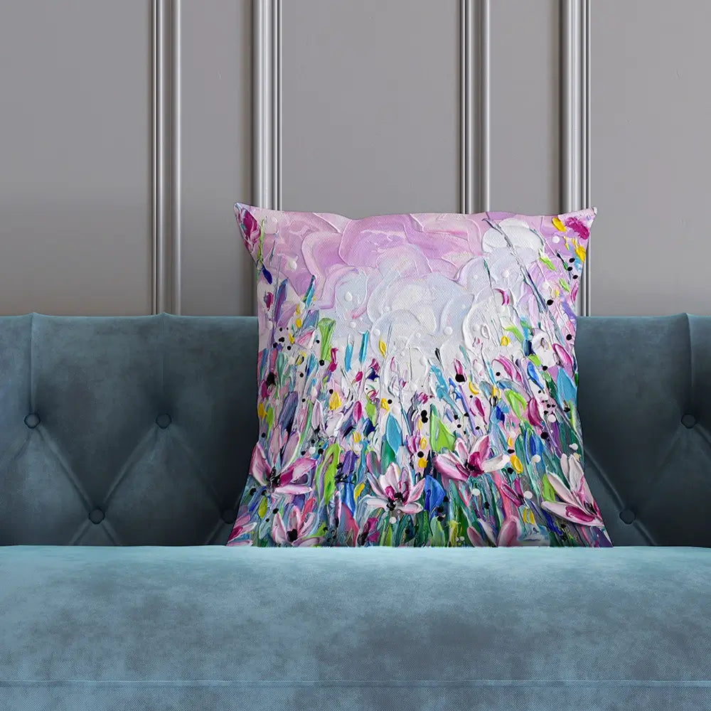Pink Meadow 2 Cushion Pink Meadow 2 Cushion wall art product Olga Tkachyk