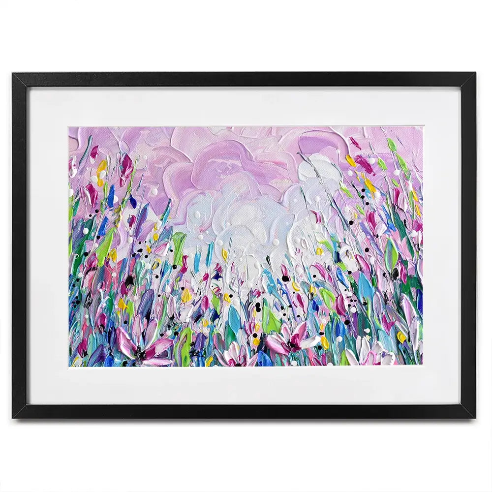 Pink Meadow 2 Framed Art Print Pink Meadow 2 Framed Art Print wall art product Olga Tkachyk