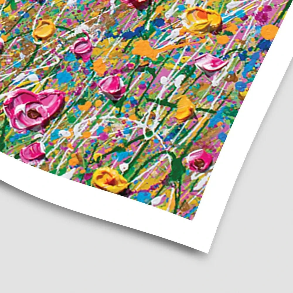 Pink Meadow Art Print Pink Meadow Art Print wall art product Olga Tkachyk