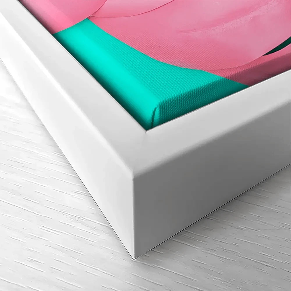 Pink Monstera Canvas Print Pink Monstera Canvas Print wall art product Art Print Shop